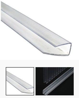 Abschlussprofil für Polycarbonatplatten PC-U 8-10 mm; LÄNGE 2,1 m