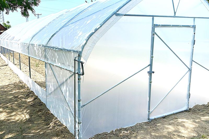TOP MODEL 2025 Profi Gewächshaus – Robustes Treibhaus 4 m Breite, 1,8 m Seitenhöhe – Ideal für  hobby und professionelle Gärtner - EU-Herstellung
