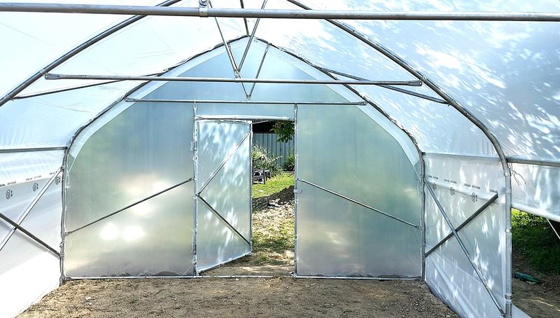 TOP MODEL 2025 – Profi-Gewächshaus - Treibhaus, Pflanzenhaus - 4 m Breite - 1,8 m Seitenhöhe  + alle Verstärkungen -EU-Herstellung