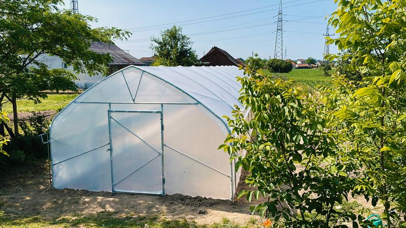 TOP MODEL 2025 Profi Gewächshaus – Robustes Treibhaus 4 m Breite, 1,8 m Seitenhöhe – Ideal für  hobby und professionelle Gärtner - EU-Herstellung