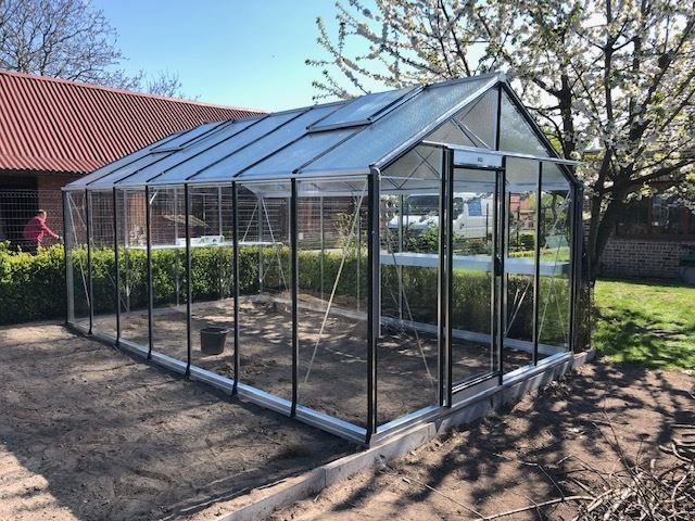 ​​​ACD Glasgewächshaus R307 - 3,06 x 5,19m - Aluline