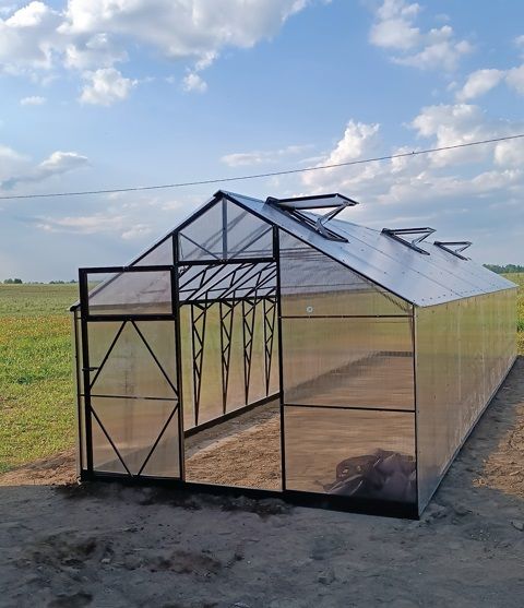 Gewächshaus | Polycarbonat 6mm | EcoSlider Roof EHL 3,0 m | robust &amp; langlebig