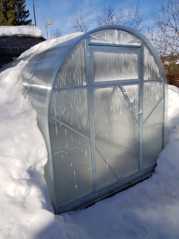 Gewächshaus EcoSlider | ES 2.0m | Vormontierte Serie | Das robuste, zuverlässige, stabile Gewächshaus