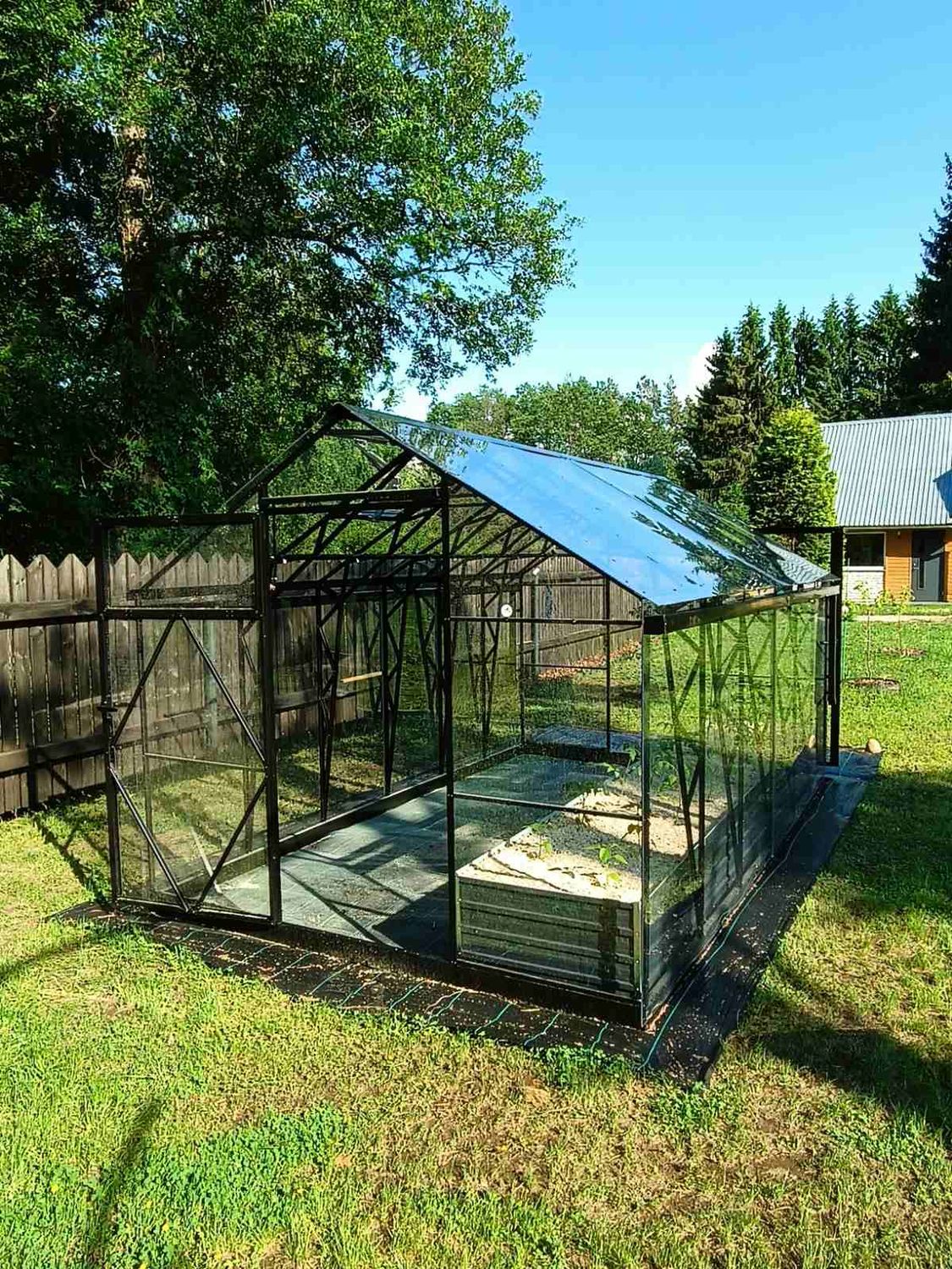 Gewächshaus EcoSlider 2,5– 4 mm Vollpolycarbonat (monolithisch) - Extrem robust &amp; langlebig