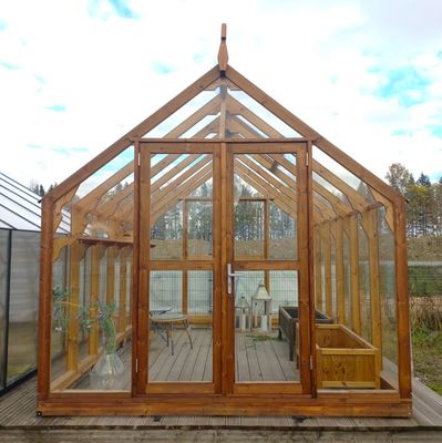 Premium Holz-Gewächshaus