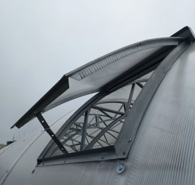 Ecosilder Extra Dachfenster für TUNNEL-Gewächshäuser