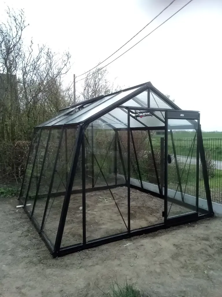 ACD Glasgewächshaus S104 - 3,06 x 2,98m - Blackline