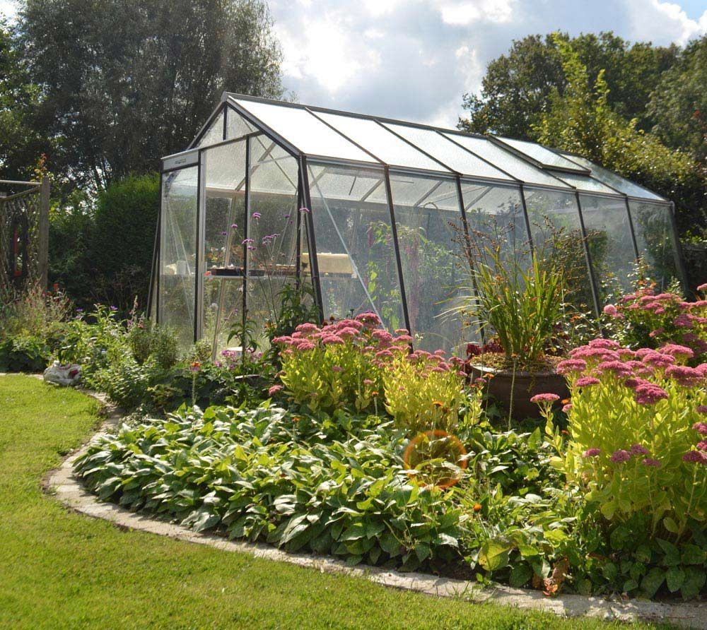 ​​​ACD Glasgewächshaus S106 - 3,06 x 4,45m - Aluline