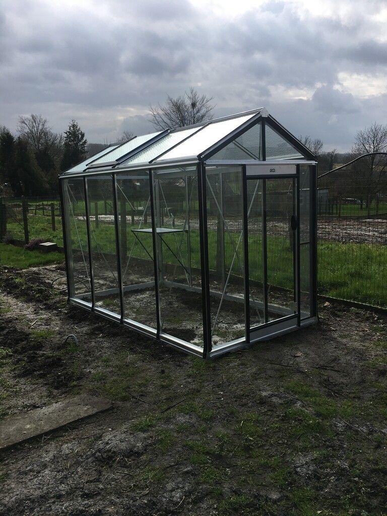 ​​​ACD Glasgewächshaus Piccolo P04 - 1,59 x 2,98m - Aluline