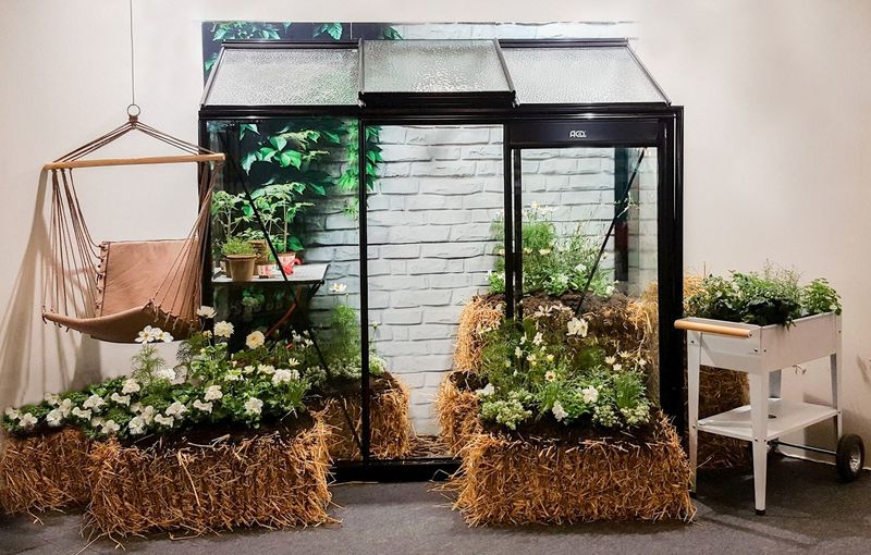 ACD Glasgewächshaus Miccolo 03 - 2,24 x 0,82m - RAL