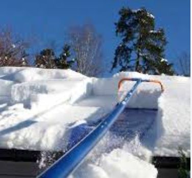 Gewächshaus im Winter schneefrei halten