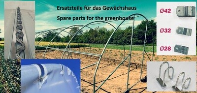 Zubehör &amp; Ersatzteile für Foliengewächshäuser