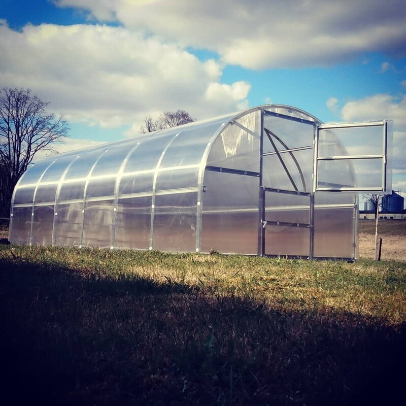 TOP GEWÄCHSHAUS CLASSIC BALTICUS - Schneelast bis zu 180 kg / m2 - B 3 m x Länge nach 2m + 4/6 mm Polycarbonat + Versand