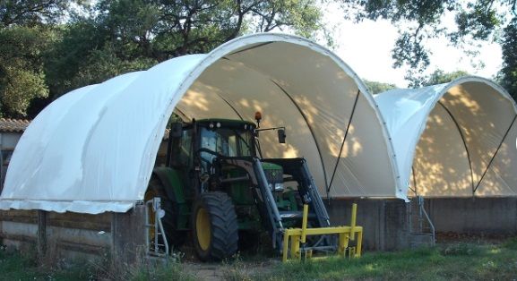 FOLIE FÜR LAGER, HALLEN - Patisilos LLD avorio 13,0 m x 0,22 mm / lfm