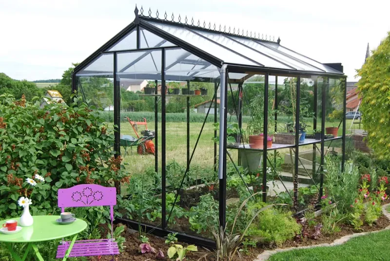 ACD Glasgewächshaus R204 - 2,32 x 2,98m - Blackline
