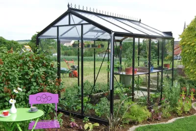 ACD Glasgewächshaus R204 - 2,32 x 2,98m - Blackline ACD Glasgewächshaus R204 - 2,32 x 2,98m - Blackline