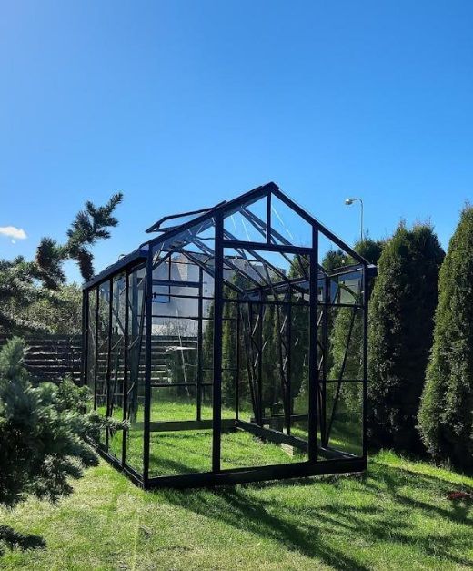 Glas-Gewächshaus EcoSlider 2,0 m