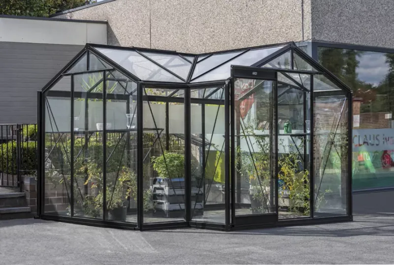 ​​​ACD Glasgewächshaus Aurélie - 3,03 x 3,71m - Blackline