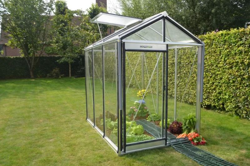 ​​​ACD Glasgewächshaus Piccolo P03 - 1,59 x 2,24m - Aluline