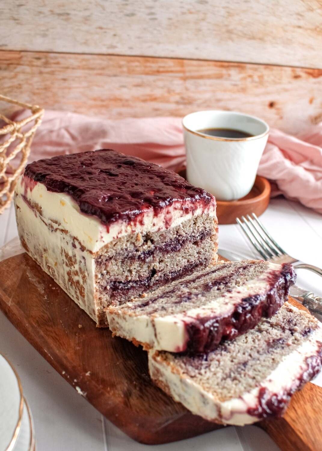 Triple Berry Pound Cake