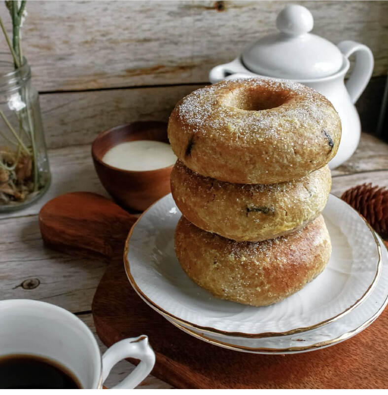 Blueberry Bagels (with gluten) 2pc