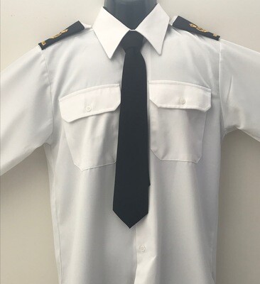 WHITE UNIFORM SHIRT - LONG SLEEVE 