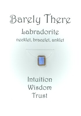 Labradorite - Invisible Necklet, Bracelet, Anklet - Emerald Facet