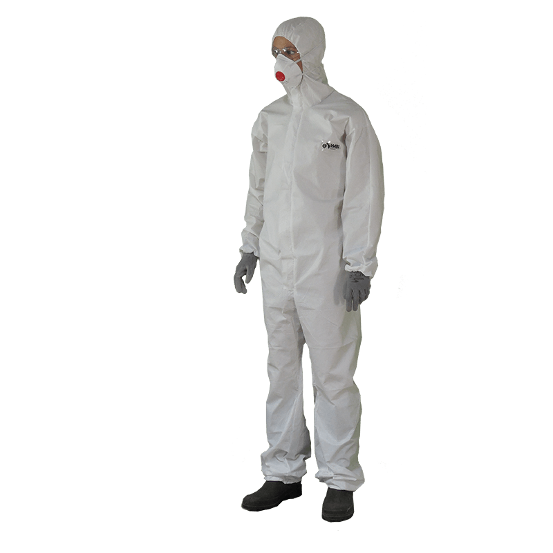 Combinaison Poussière Papier à Capuche XL + 1 Paire de Gants