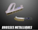 2 BROSSES METALLIQUES DE DECAPAGE