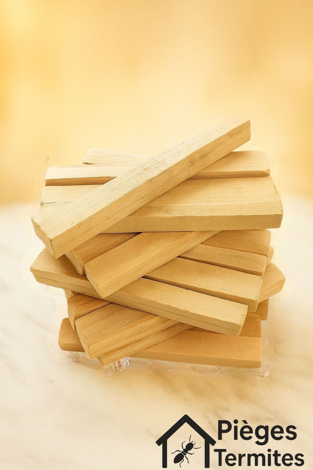 5 Paires de Bois recharge pour piège anti-termites 5 Paires de Bois recharge pour piège anti-termites