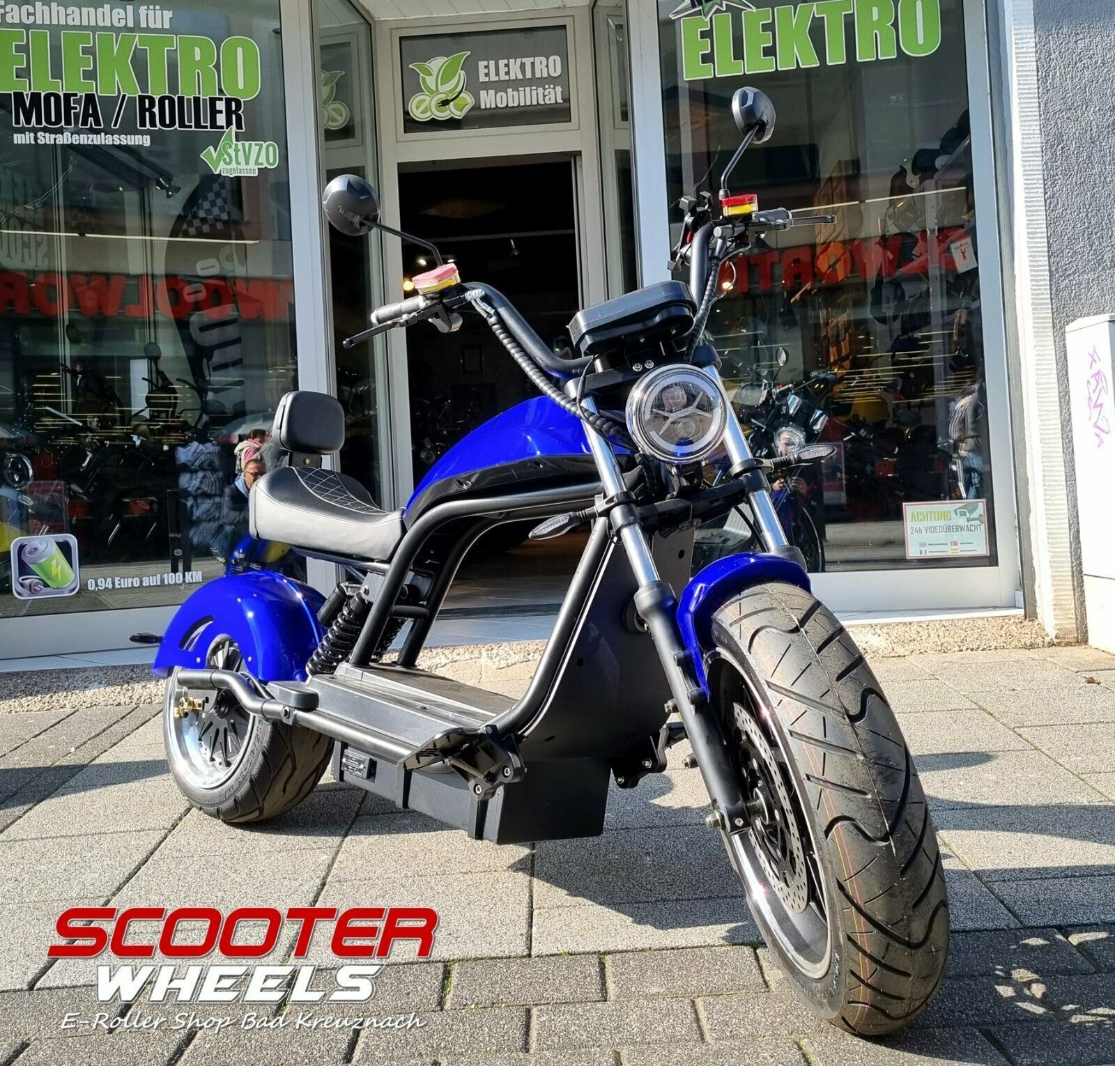 E-Chopper Elektro Motorrad: CityTwister 6.0 PRO 110 km/h - Das