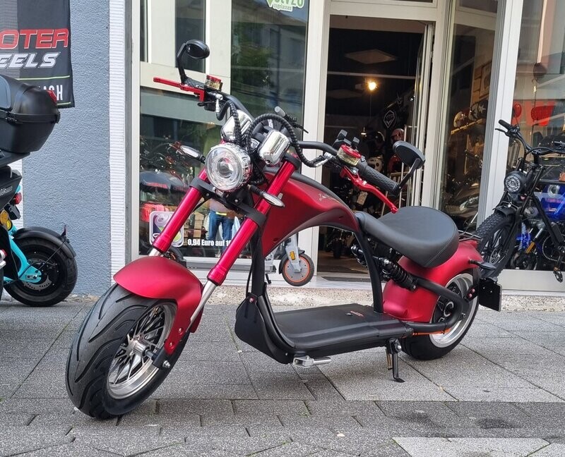 NEU ⚡Custom Chopper LE-3 UMBAU⚡ 30Ah ⚡Federung ⚡E-Scooter