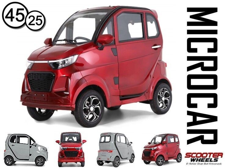 ⚡NEU⚡ Kabinenroller Electron 45/25 km/h Mini Auto Elektroroller