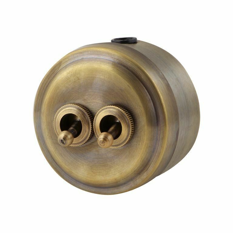 Bronze double toggle switch