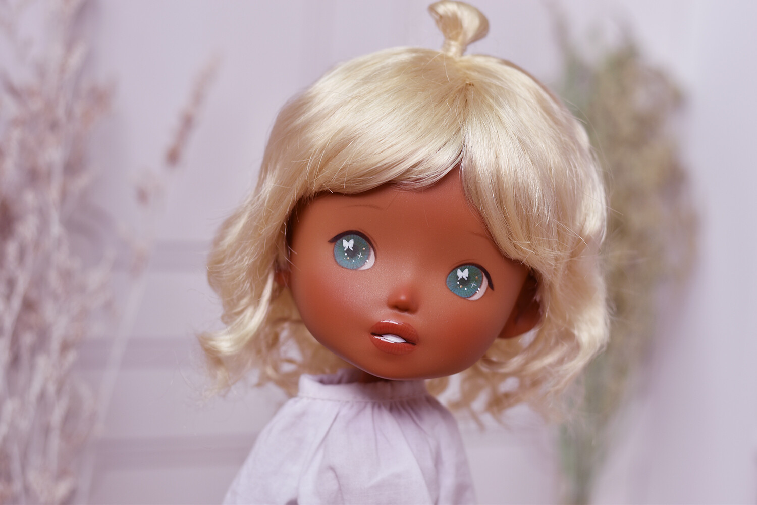 Hime Dolly "Chocolate Kiwi" - Summer Limited OOAK Custom-made doll