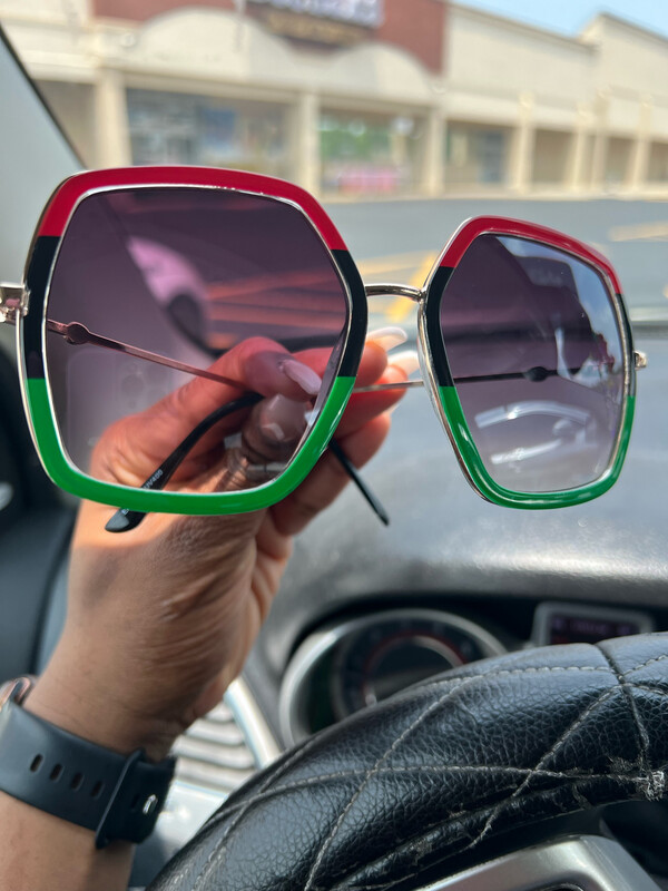 BLM/Juneteenth Shades❤️🖤💚