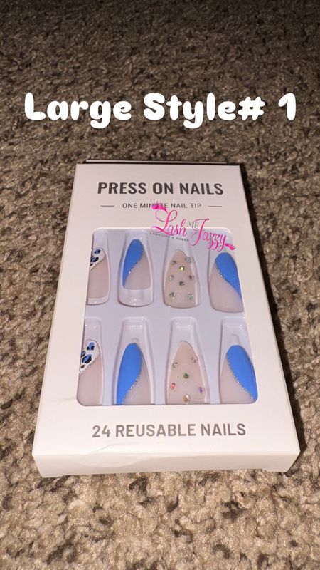 Press-On Nails (Long Styles)
