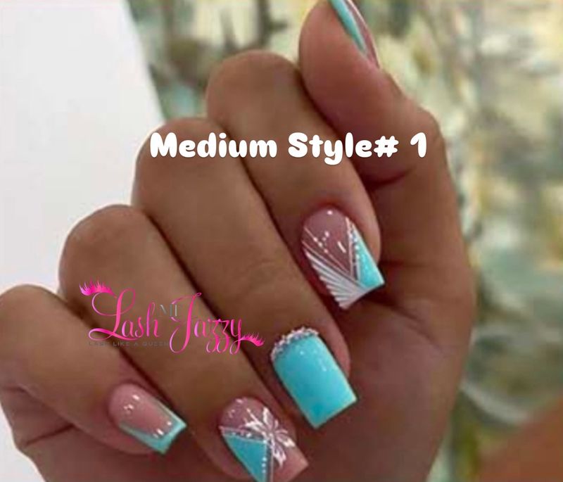 Press-On Nails (Medium Styles) Press-On Nails (Medium Styles)
