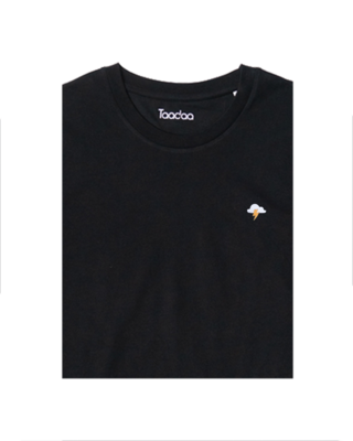 Bio T-shirt Zwart - Bliksem UNISEX