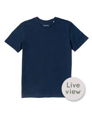 Zelf samenstellen | Bio T-Shirt Donker Blauw UNISEX