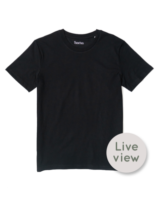 Zelf samenstellen | Bio T-Shirt Zwart UNISEX