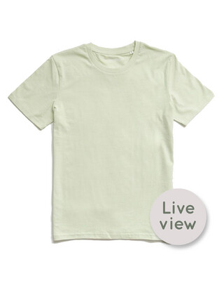 -10% Zelf samenstellen | Bio T-Shirt Licht Groen UNISEX