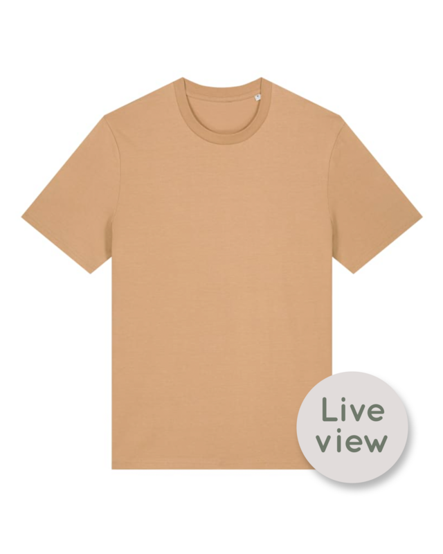 -10% Zelf samenstellen | Bio T-Shirt Latte UNISEX