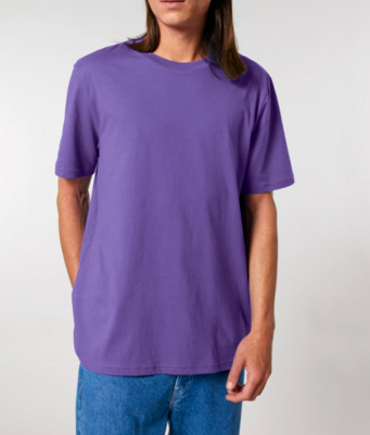 -50% Zelf samenstellen | Bio T-shirt Vrolijk Paars UNISEX