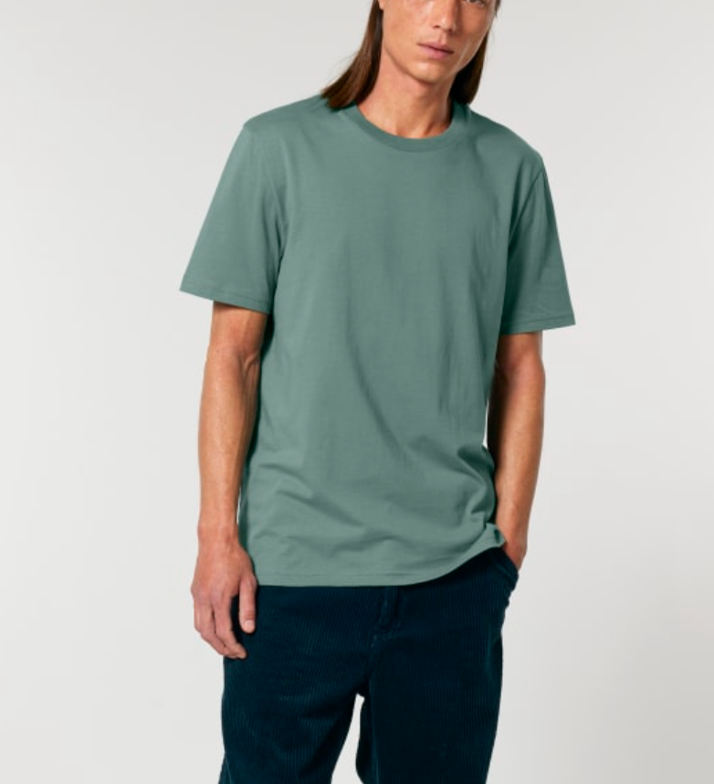 -10% Zelf samenstellen | Bio T-shirt Zee Groen UNISEX