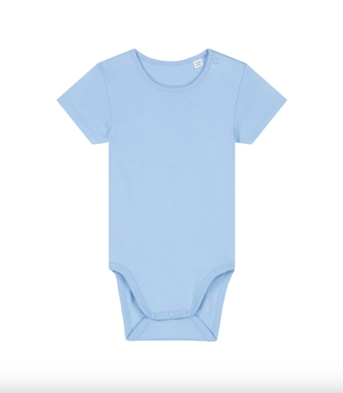 Zelf Samenstellen | Bio Rompertje Fris Blauw BABY