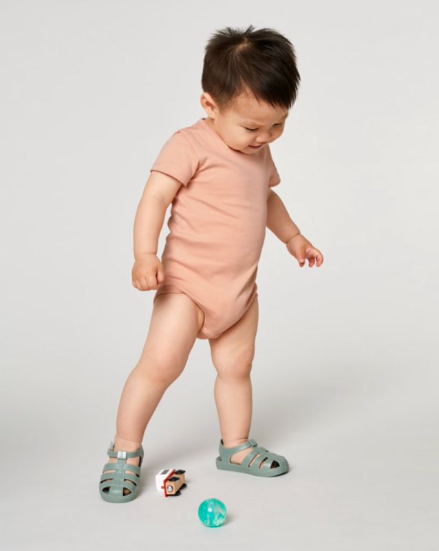 Zelf Samenstellen | Bio Rompertje Perzik Roze BABY