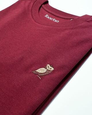 Bio T-Shirt Bordeaux - Uil UNISEX