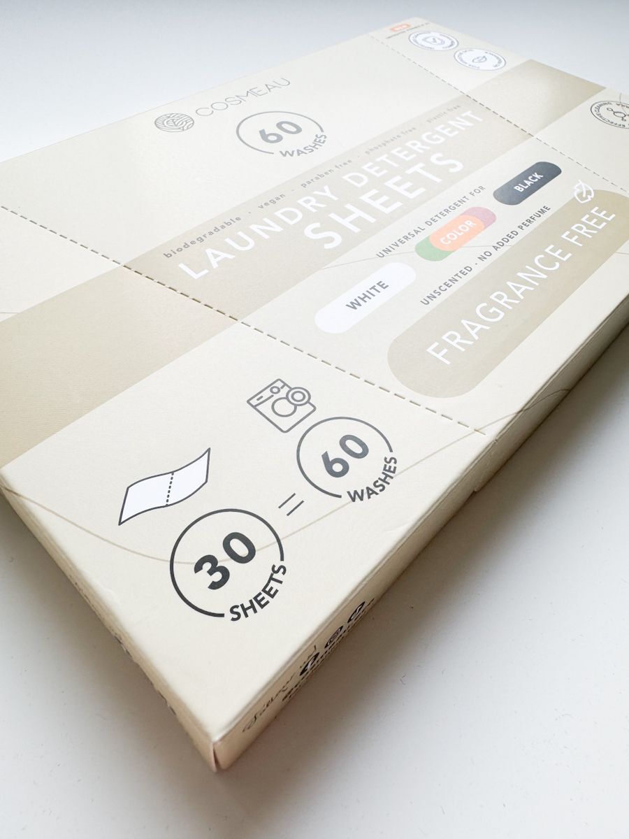 Wasmiddel Strips - Geurvrij | 60 wasjes