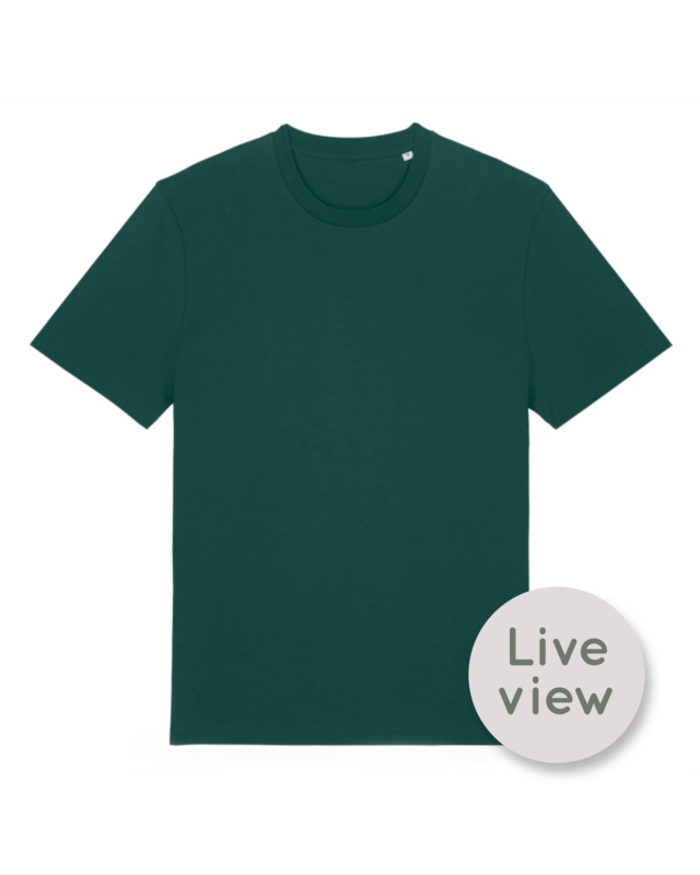 Zelf samenstellen | Bio T-Shirt Donker Groen UNISEX